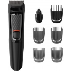 Philips Multigroom Series 3000 Σετ Επαναφορτιζόμενης Κουρευτικής Μηχανής Μαύρο MG3720/15